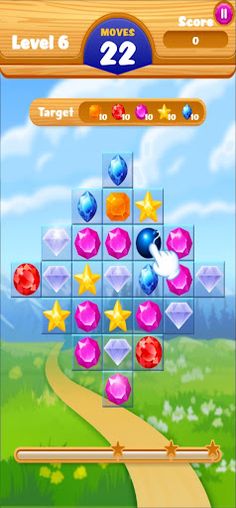 Jewel crush - jewel towm - Screenshot 1