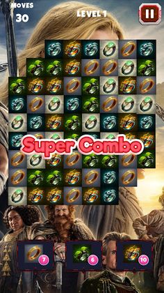 Rings of Power: Match 3 Game - Screenshot 2
