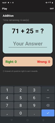 MathsQuiz: Play, Learn & Earn - Screenshot 3