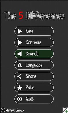 The 5 differences - Screenshot 1