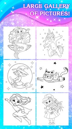 Girls Coloring Game for girls - Screenshot 4