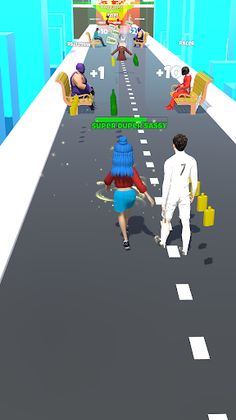 Love Run: Girl Runner 3d - Screenshot 2