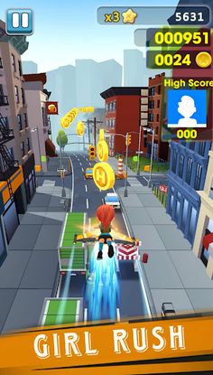 Girl Rush:Endless Running Game - Screenshot 4