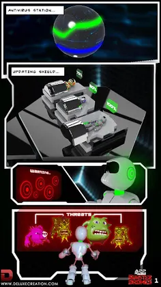 Burster Drones - Brick Breaker - Screenshot 1