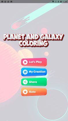 Planet and Galaxy Coloring - Screenshot 1