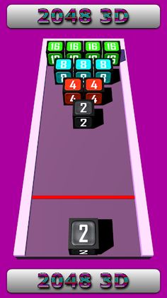 2023 Games - Original 3D 2048 - Screenshot 4