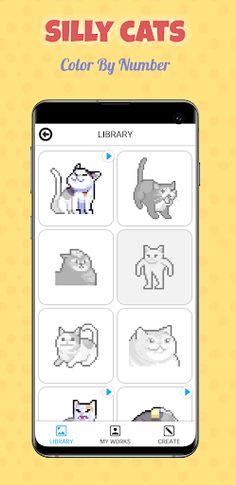 Silly Cats Color By Number - Screenshot 1