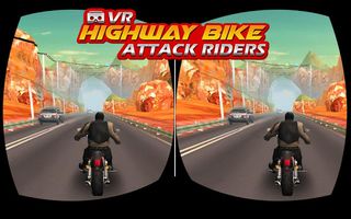 VR Highway Bike Attack Riders - Screenshot 3