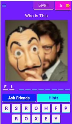 Quiz Game La Casa De Papel - Screenshot 1