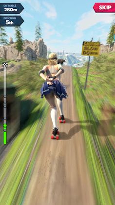 Downhill Race League - Screenshot 2