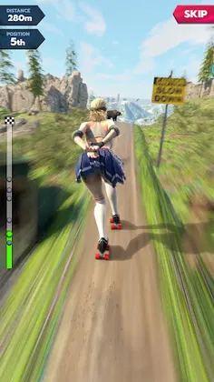 Downhill Race League - Screenshot 2