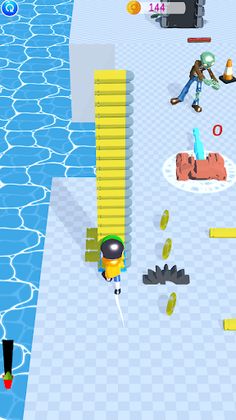 Fire Zombie 3D - Screenshot 1