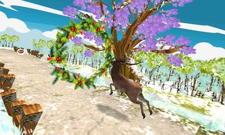 Temple Deer Snowy Run - Screenshot 2