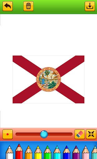 coloring flag of U.S. state - Screenshot 3