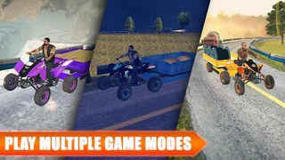 Offroad Quad Bike Transport 3D - Screenshot 2