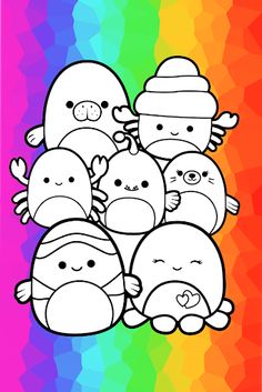 Squishmallow Coloring Game - Screenshot 1