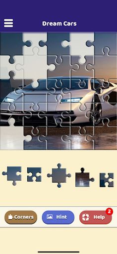 Dream Cars Jigsaw Puzzle - Screenshot 3