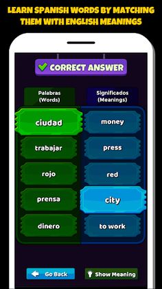 Spanish Word Game - Screenshot 2