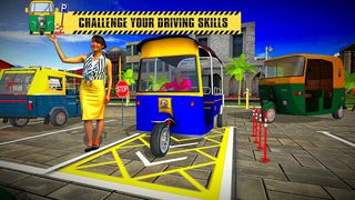 Parking Rickshaw Car 3D - Screenshot 1
