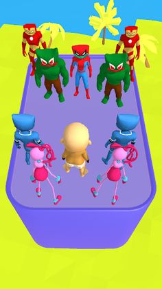 Merge Poppy Blue Monster - Screenshot 1