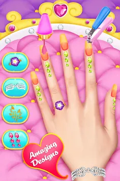 Nail Art Salon Games for Girls - Screenshot 1