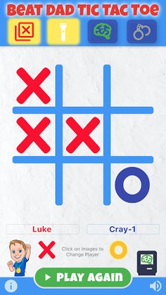 Beat Dad Tic Tac Toe for Kids - Screenshot 4