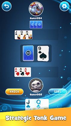Tonk Card Game - Live - Screenshot 1