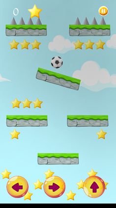 Flappy space ball - Screenshot 1