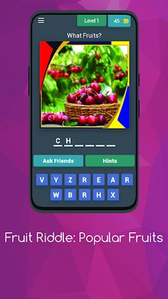 Fruit Riddle: Popular Fruits - Screenshot 1