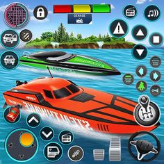 Crazy Boat Racing: Boat games - Screenshot 1