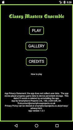 Classy Masters Ensemble - Screenshot 1