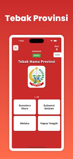Tebak Nama Negara & Provinsi - Screenshot 4