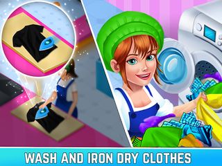 Laundry Shop Washing Games Sim - Screenshot 2