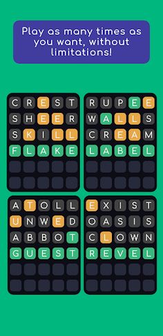 Quordle: Unlimited Daily Word - Screenshot 2