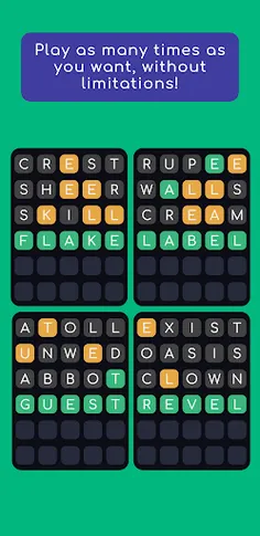 Quordle: Unlimited Daily Word - Screenshot 2