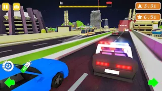 Blocky Racing Game- Car Game - Screenshot 2