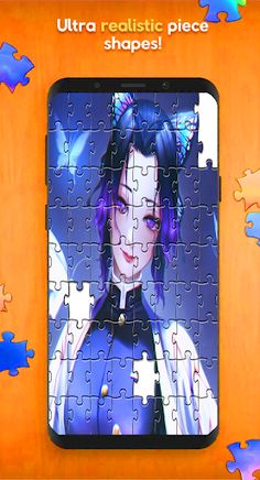 Shinobu Kocho Anime Puzzle - Screenshot 2