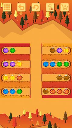 Sort Ball Puzzle. Bug Hole's - Screenshot 3