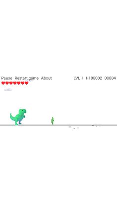 Cactus vs. Dino: 3D - Jump - Screenshot 2