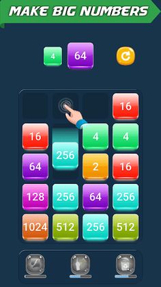 Drop Merge Blocks: 2048 Puzzle - Screenshot 2