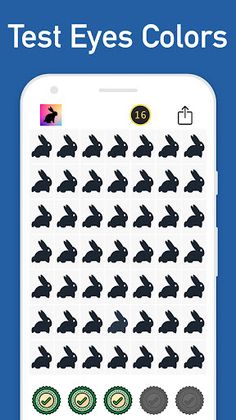 Rabbit Colors: Test eyes speed - Screenshot 4