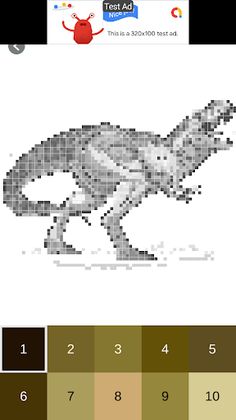 Dinosaur - Pixel Art - Screenshot 2