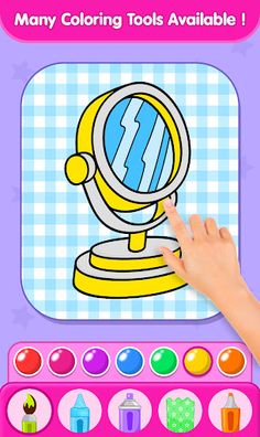 Glitter Beauty MakeUp Coloring - Screenshot 4