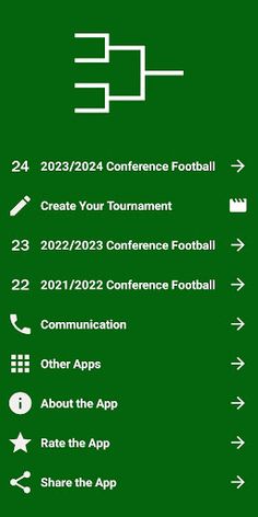 Conference Football Calculator - Screenshot 1