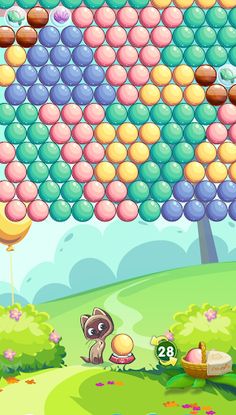 Bubble Shooter - Cat's Picnic - Screenshot 2