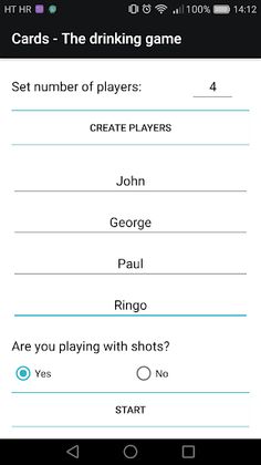 Cards - The drinking game - Screenshot 2