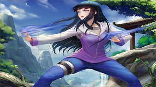 Hinata Hyuga Game Jigsaw - Screenshot 1