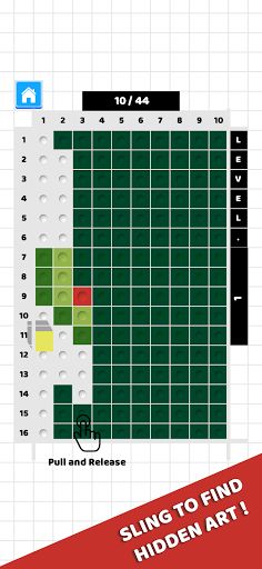 Cube art - slingshot puzzle sh - Screenshot 1