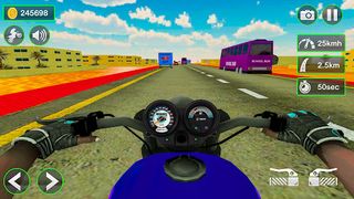Highway Bike Racing Game 3D - Screenshot 1