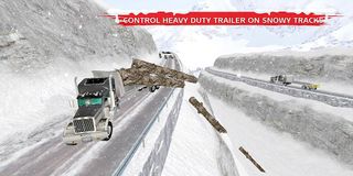 Winter Snow Pickup Truck Drive - Screenshot 3